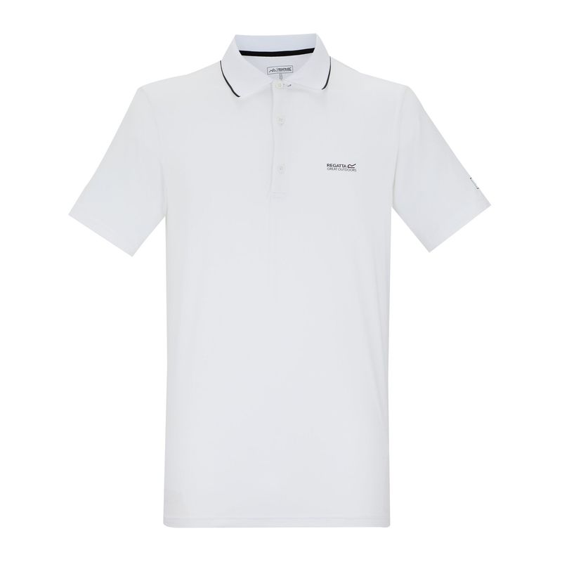 Regatta Mens Maverik Stretch Polo Shirt  White